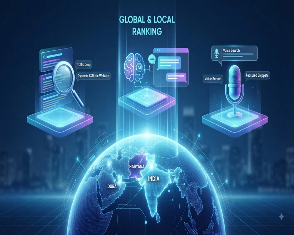 Modern SEO, AEO, and GEO strategies for global and local growth.